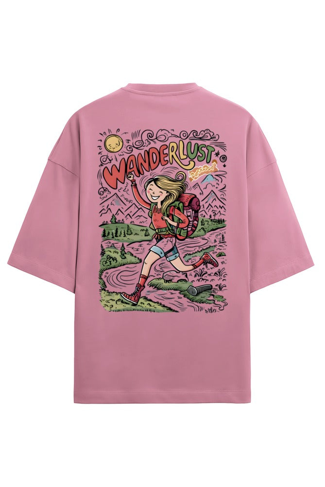 WanderLust Terry Cotton Oversized T-Shirt