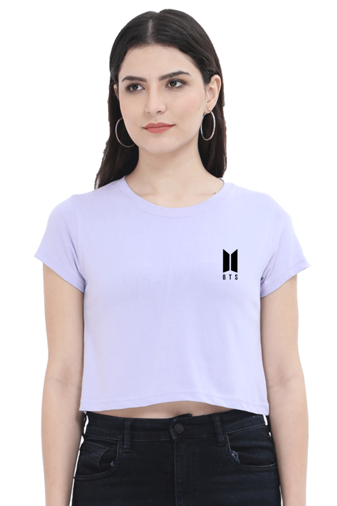 Female Crop Top With Pocket Design