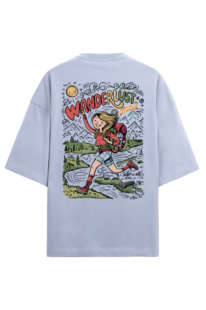 WanderLust Terry Cotton Oversized T-Shirt