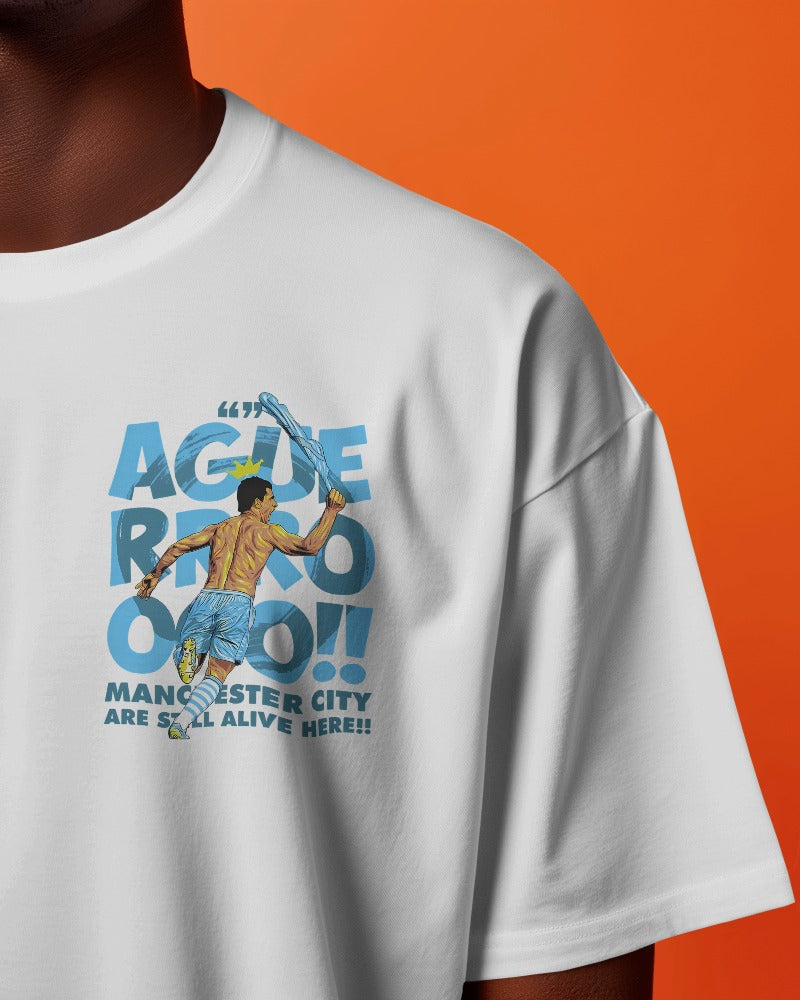 Aguero Celebration Oversized T-Shirt