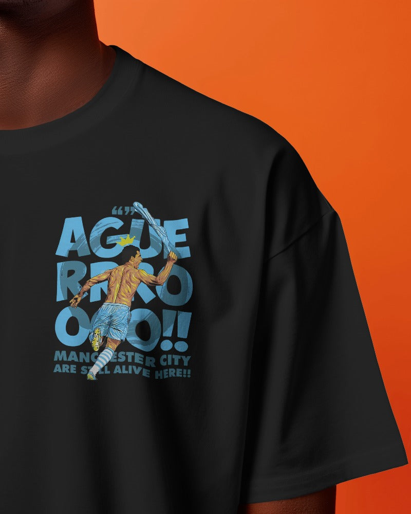 Aguero Celebration Oversized T-Shirt