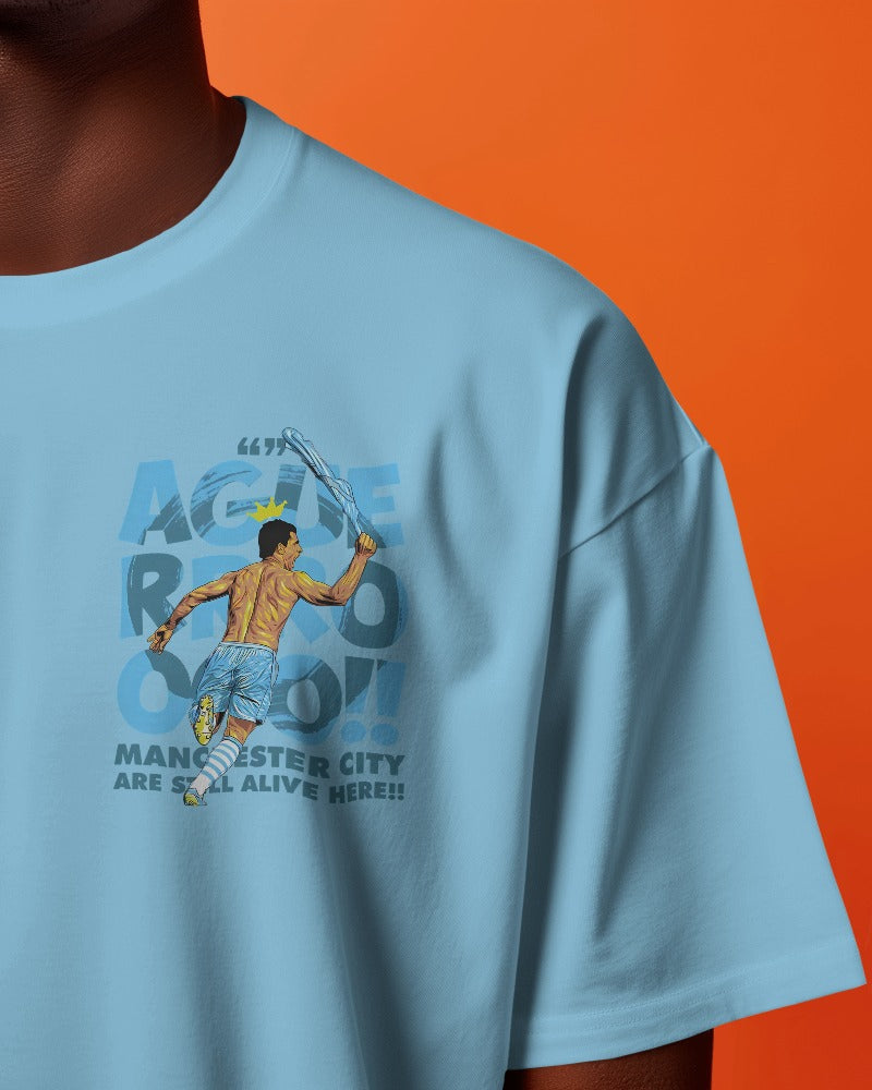 Aguero Celebration Oversized T-Shirt