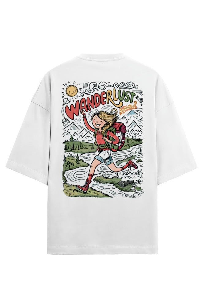 WanderLust Terry Cotton Oversized T-Shirt